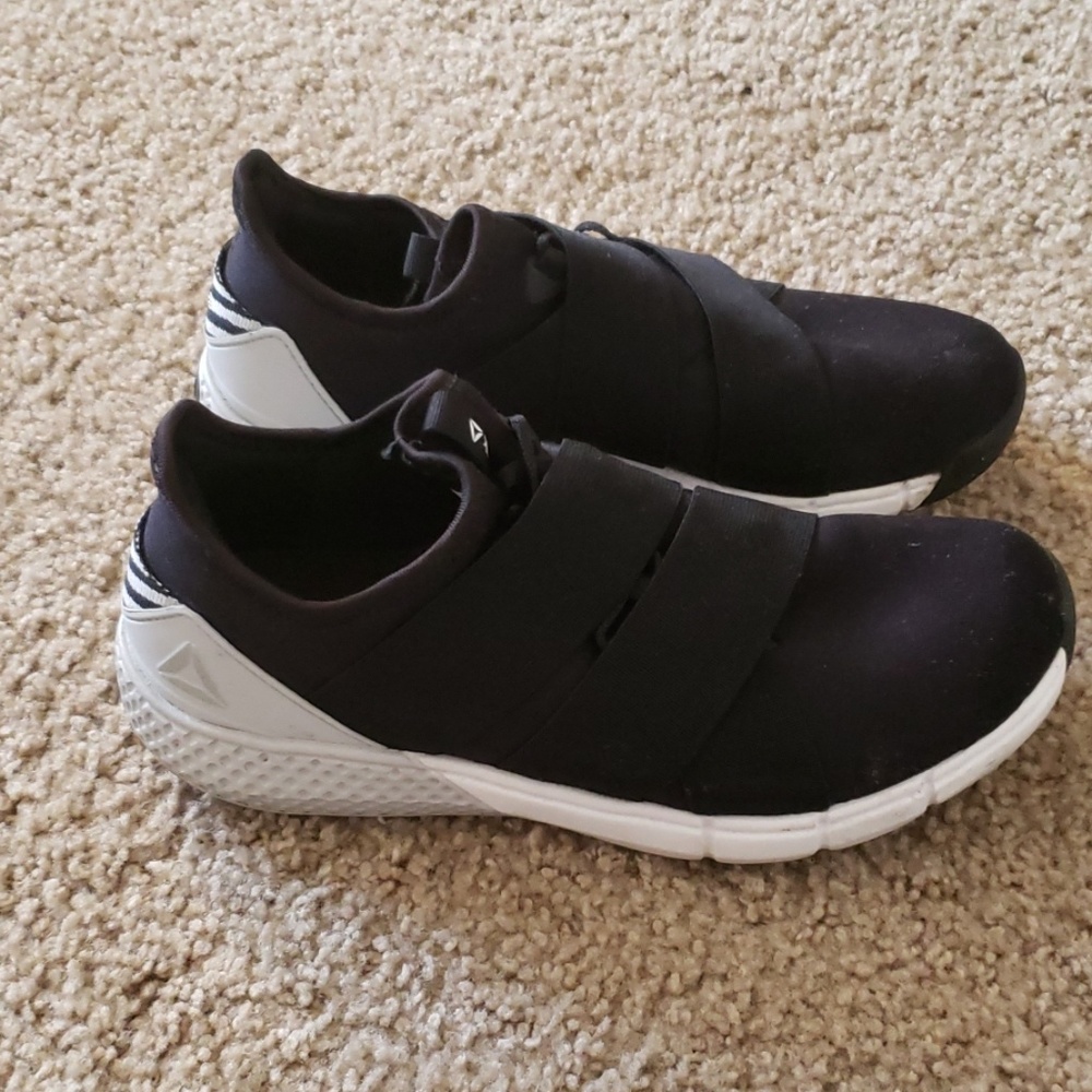 Reebok strappy workout shoes